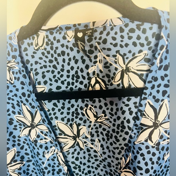 New Influence Blue Dress 20 Made in India - Picture 5 of 6